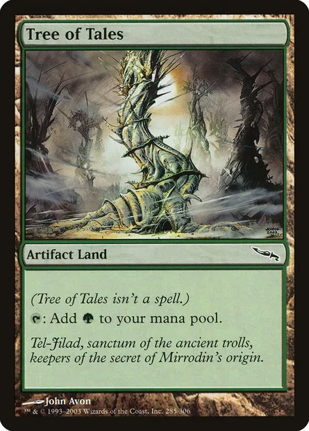 Arbre des Récits, carte Magic MRD 285 — extension Mirrodin