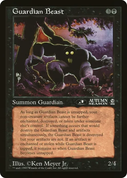 Guardian Beast, Magic card OLEP 23 — Oversized League Prizes set