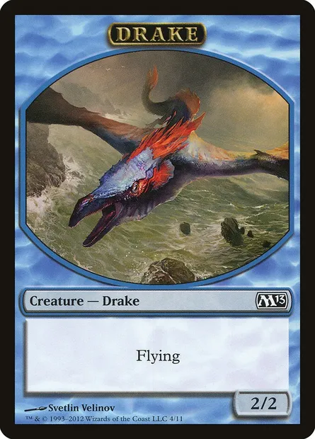Drake, carte Magic TM13 4 — extension Magic 2013 Tokens