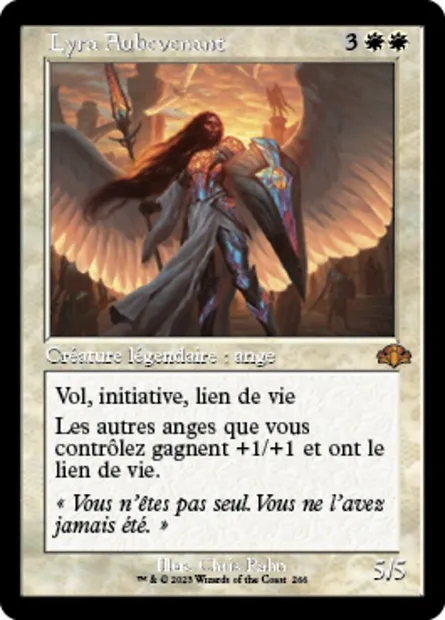 Lyra Aubevenant, carte Magic DMR 266 — extension Dominaria Remastered