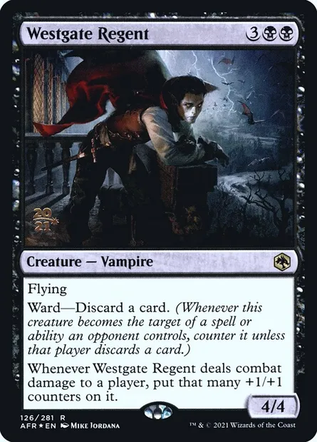 Westgate Regent, Magic card PAFR 126s — Adventures in the Forgotten Realms Promos set