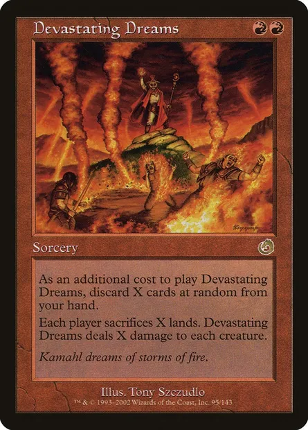 Devastating Dreams, Magic card TOR 95 — Torment set