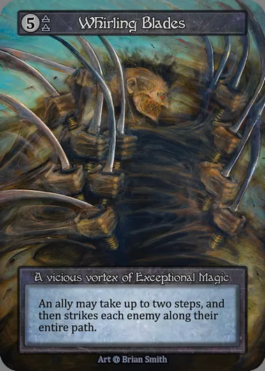 Whirling Blades, carte Sorcery ALP 269 — extension Alpha