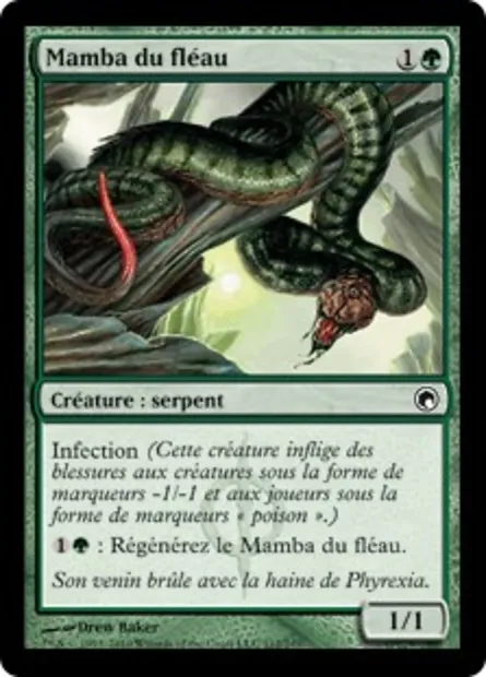 Mamba du fléau, carte Magic SOM 112 — extension Cicatrices de Mirrodin