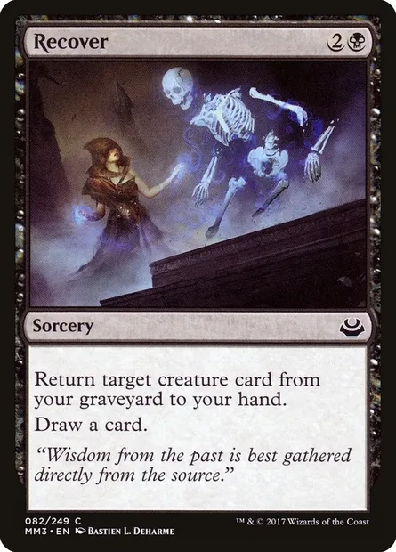 Recover, Magic card MM3 82 — Modern Masters 2017 set
