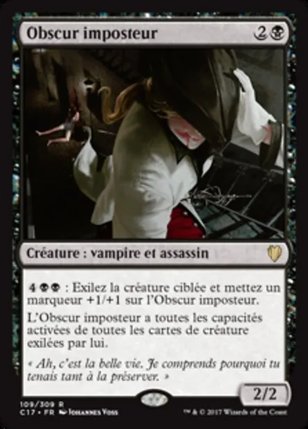 Obscur imposteur, carte Magic C17 109 — extension Commander 2017