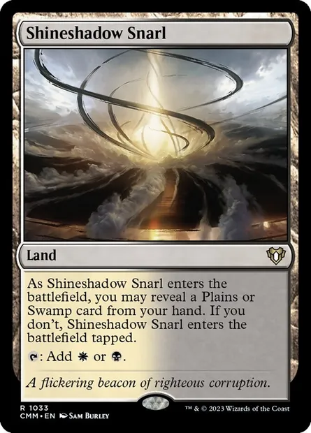 Shineshadow Snarl, Magic card CMM 1033 — Commander Masters set