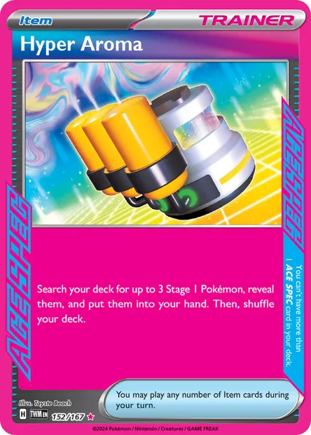 Hyper Aroma, Pokémon card TWM 152 — Twilight Masquerade set