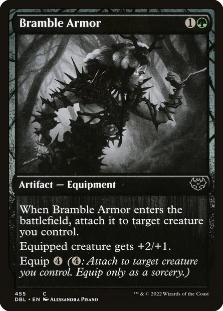 Armure de ronces, carte Magic DBL 455 — extension Innistrad : Double Programme
