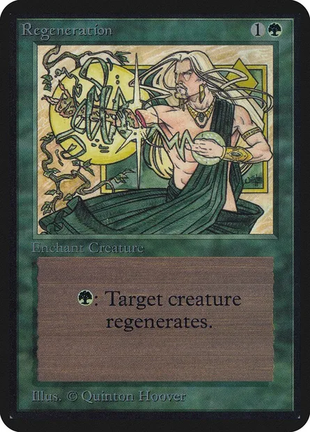 Regeneration, Magic card LEA 213 — Limited Edition Alpha set