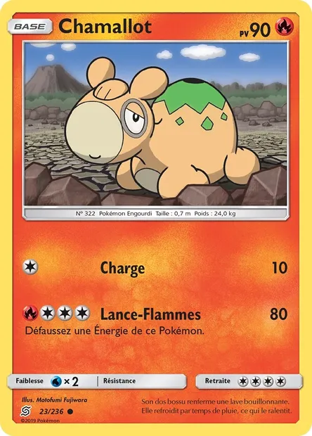 Chamallot, carte Pokémon UNM 23 — extension Harmonie des Esprits