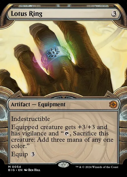 Lotus Ring, Magic card BIG 54 — The Big Score set