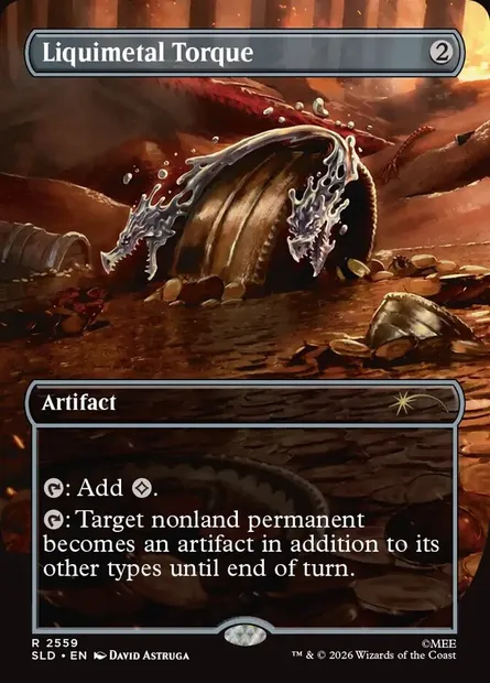 Torque de liquimétal, carte Magic SLD 2559 — extension Secret Lair Drop