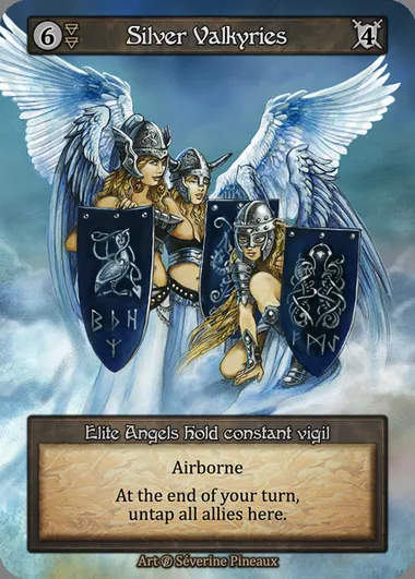 Silver Valkyries, carte Sorcery BET 153 — extension Beta