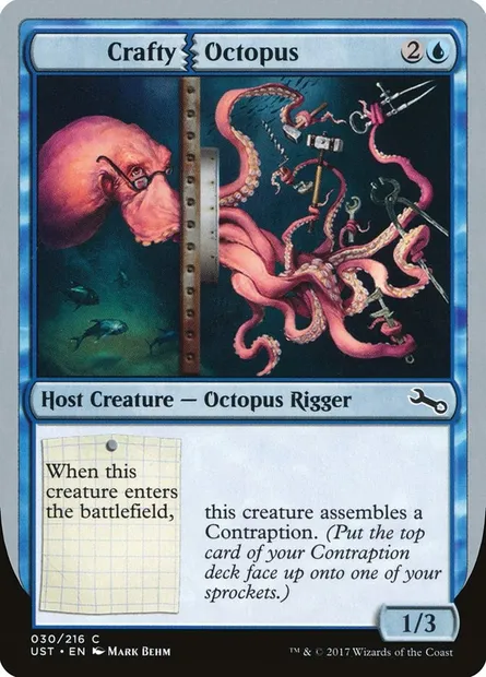 Crafty Octopus, carte Magic UST 30 — extension Unstable