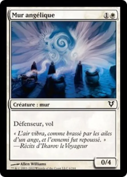 Mur angélique, carte Magic AVR 4 — extension Avacyn ressuscitée