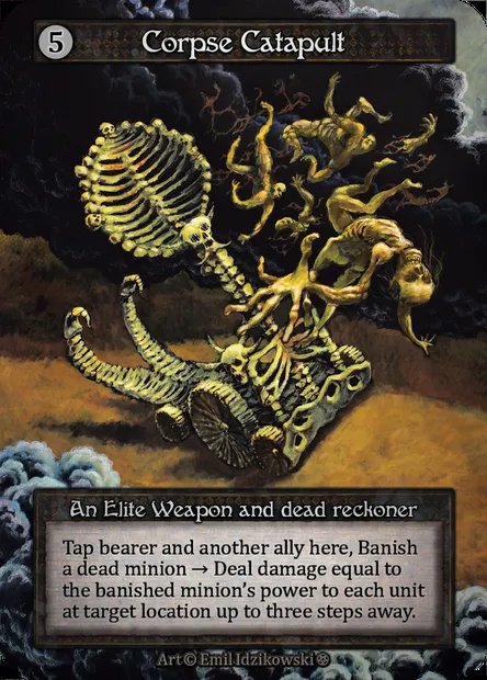 Corpse Catapult, Sorcery card GOT 316 — Gothic set