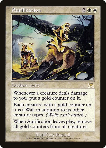 Aurification, Magic card ONS 6 — Onslaught set