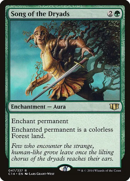 Song of the Dryads, Magic card C14 47 — Commander 2014 set