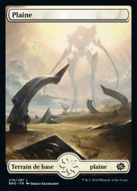 Plaine, carte Magic BRO 278 — extension La Guerre Fratricide