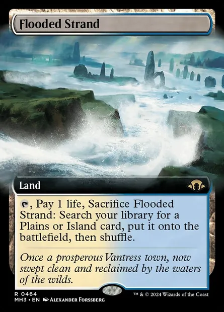 Flooded Strand, Magic card MH3 464 — Modern Horizons 3 set