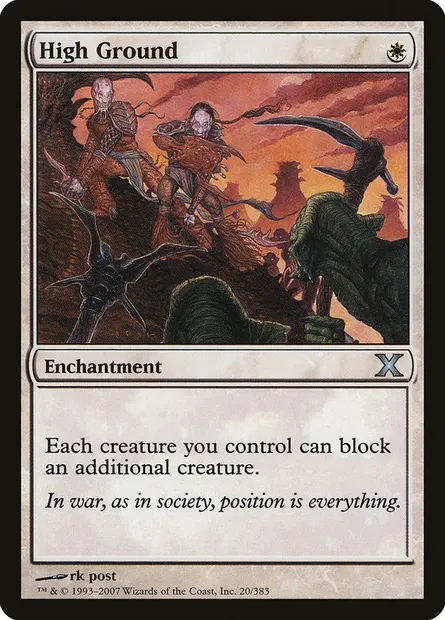 High Ground, Magic card 10E 20 — Tenth Edition set