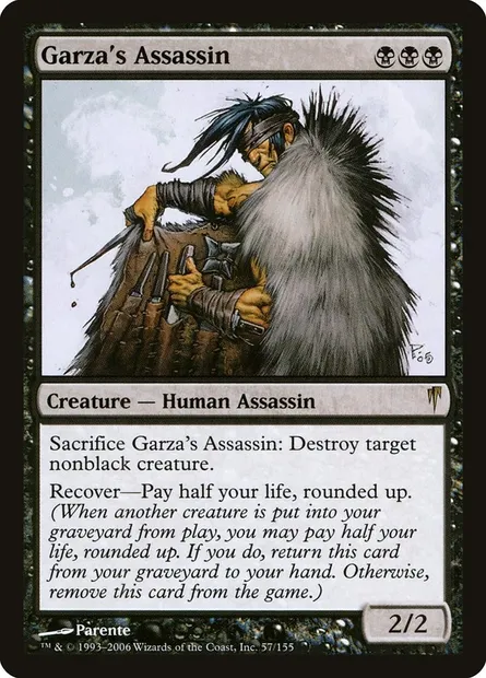 Garza's Assassin, Magic card CSP 57 — Coldsnap set