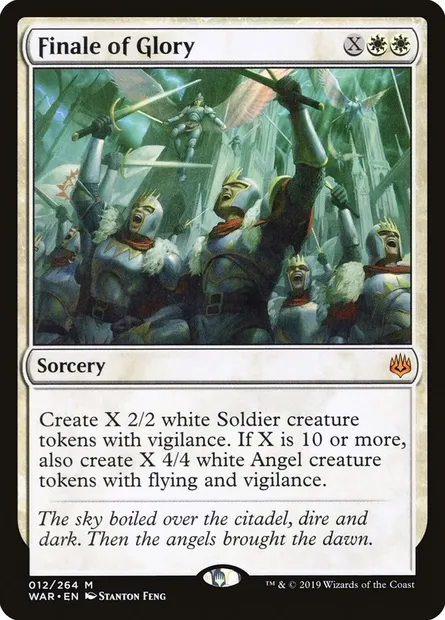 Finale of Glory, Magic card WAR 12 — War of the Spark set