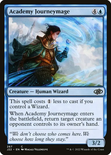 Academy Journeymage, Magic card J22 267 — Jumpstart 2022 set