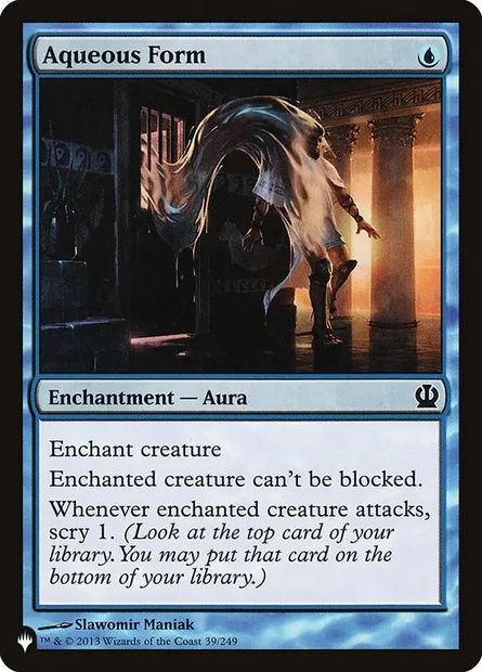 Aqueous Form, Magic card PLST THS-39 — The List set