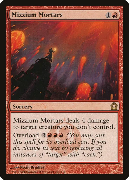 Mizzium Mortars, Magic card RTR 101 — Return to Ravnica set