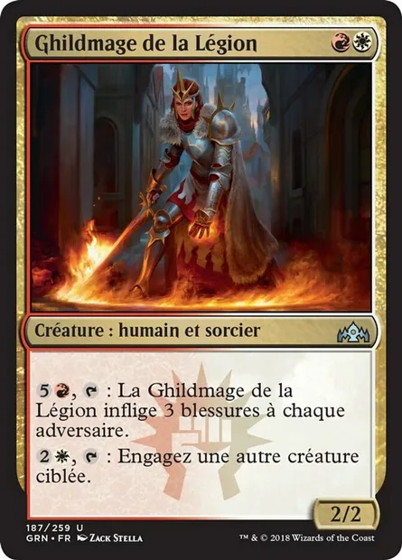 Ghildmage de la Légion, carte Magic GRN 187 — extension Les Guildes de Ravnica
