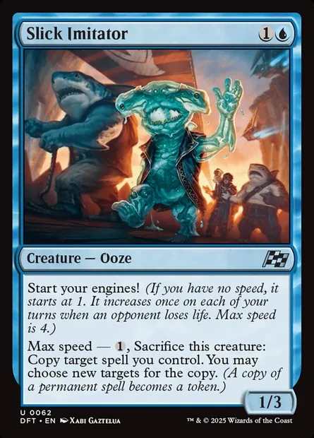 Slick Imitator, Magic card DFT 62 — Aetherdrift set