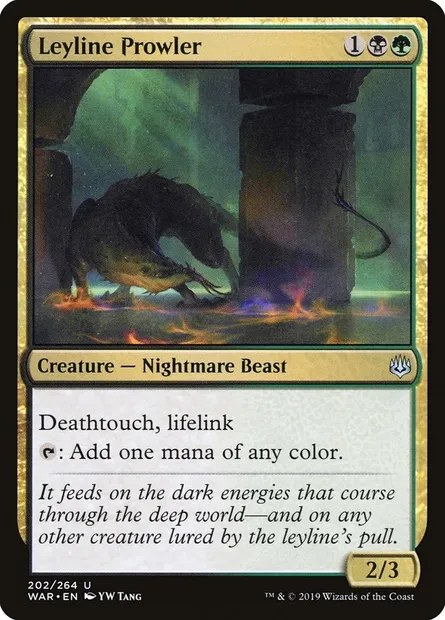 Leyline Prowler, Magic card WAR 202 — War of the Spark set