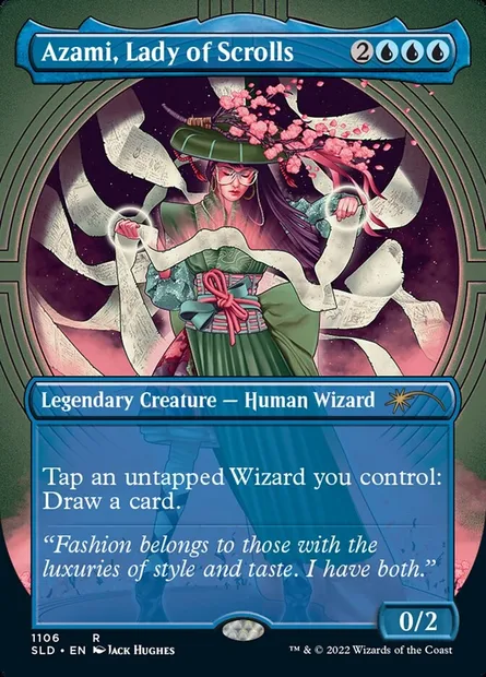Azami, Lady of Scrolls, Magic card SLD 1106 — Secret Lair Drop set