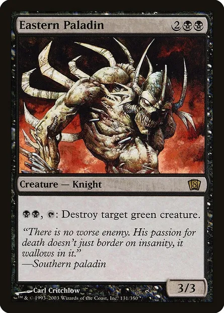 Eastern Paladin, Magic card 8ED 131★ — Eighth Edition set