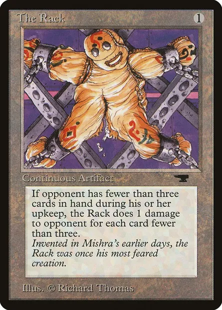 The Rack, Magic card ATQ 72 — Antiquities set