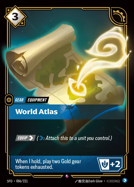 World Atlas, carte Riftbound SFD 086 — extension Spiritforged