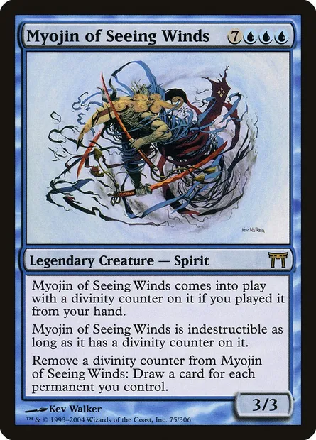 Myojin of Seeing Winds, Magic card CHK 75 — Champions of Kamigawa set