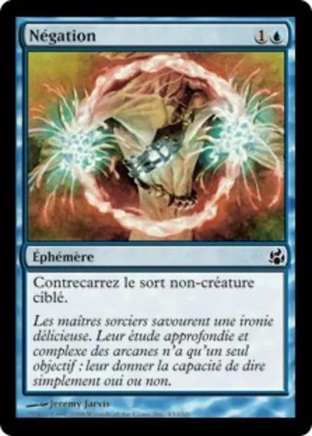 Négation, carte Magic MOR 43 — extension Leveciel