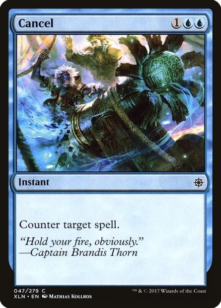 Cancel, Magic card XLN 47 — Ixalan set