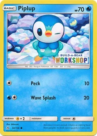 Tiplouf, carte Pokémon RET 032-3 — extension Retail Exclusive Promos