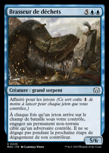 Brasseur de déchets, carte Magic MOC 225 — extension March of the Machine Commander