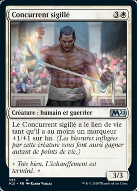 Concurrent sigillé, carte Magic M21 323 — extension Core Set 2021
