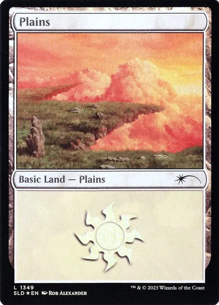 Plains, Magic card SLD 1349 — Secret Lair Drop set