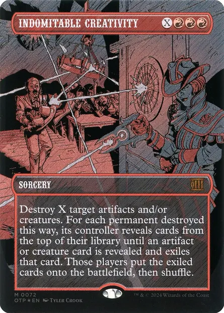 Créativité indomptable, carte Magic OTP 72 — extension Breaking News