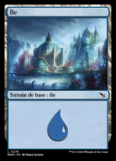 Île, carte Magic MKM 279 — extension Murders at Karlov Manor