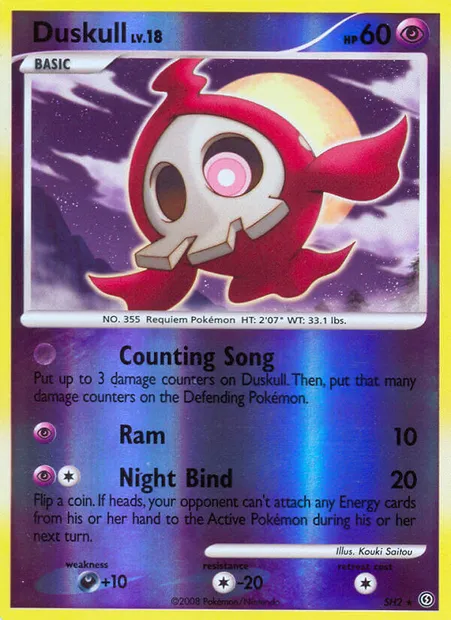 Duskull, Pokémon card SF SH2 — Stormfront set