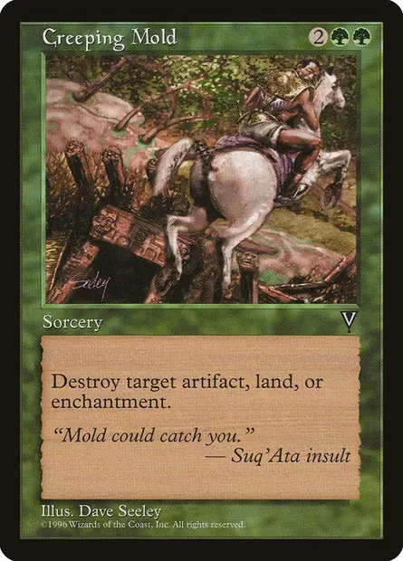 Creeping Mold, Magic card VIS 103 — Visions set