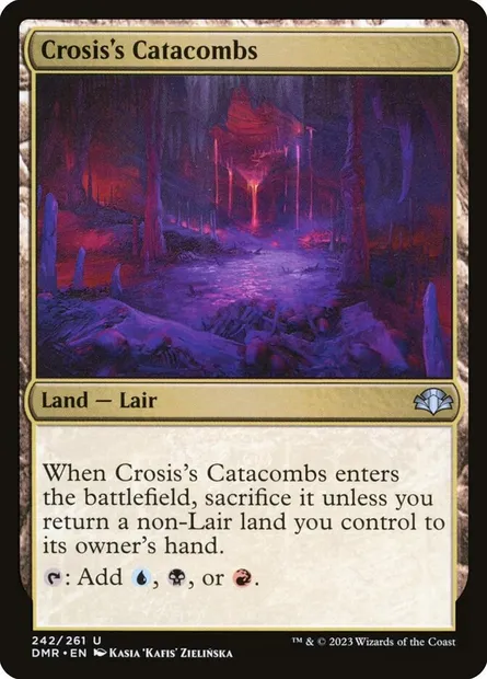 Crosis's Catacombs, Magic card DMR 242 — Dominaria Remastered set